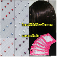 Strass pour cheveux ref9